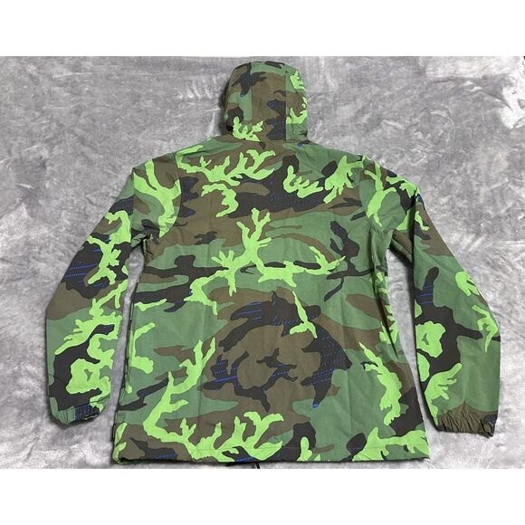 Nike Duke Blue Devils Green Black Camo Hooded Jacket DQ2221-328 Men's Large - Picture 5 of 8